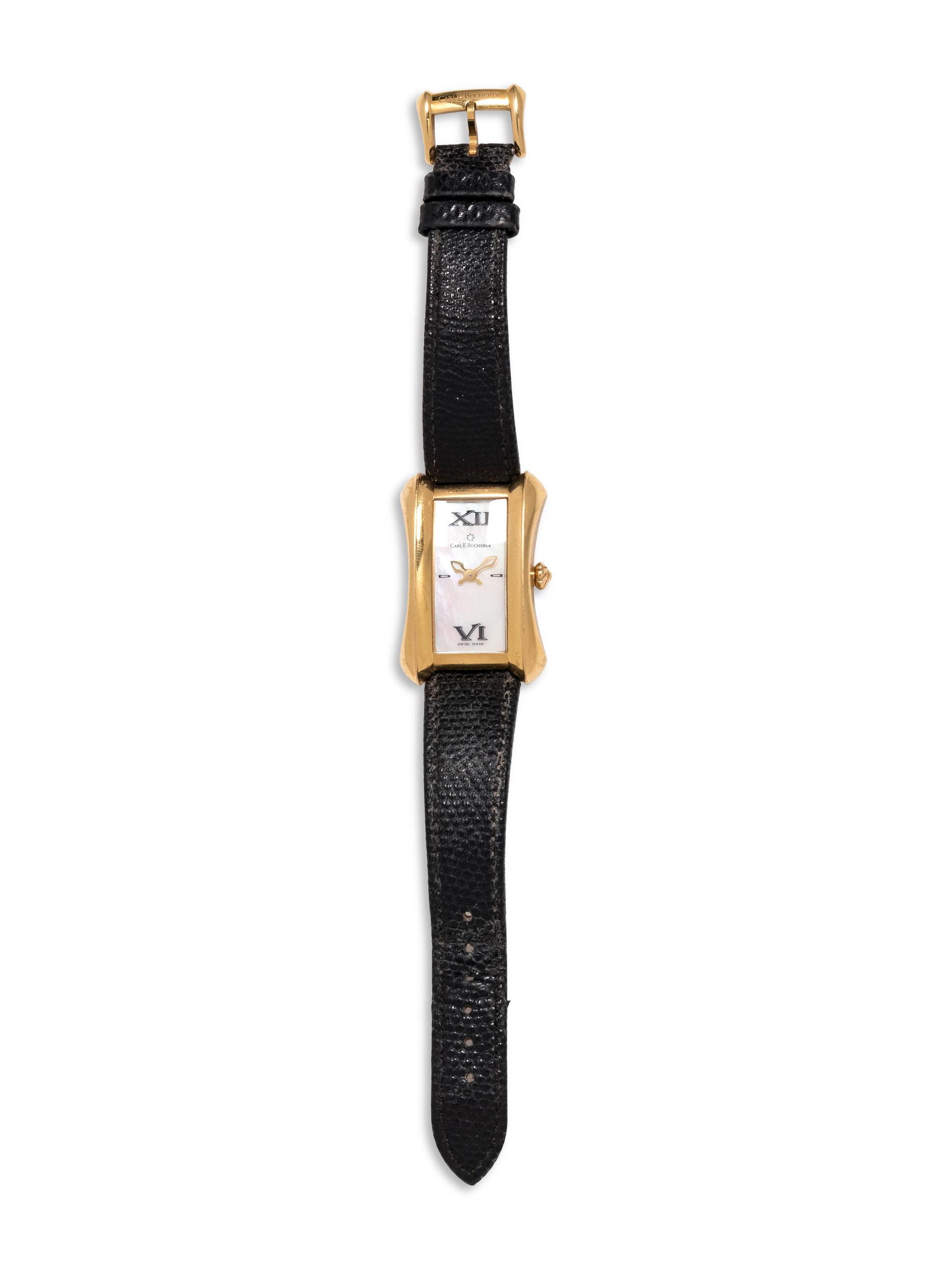 CARL BUCHERER, 18K YELLOW GOLD 'ALACRIA' WRISTWATCH