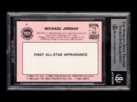 A 1985 Star Crunch N Munch Michael Jordan Rookie Basketball Card (BGS 8.5 NM-MT+)