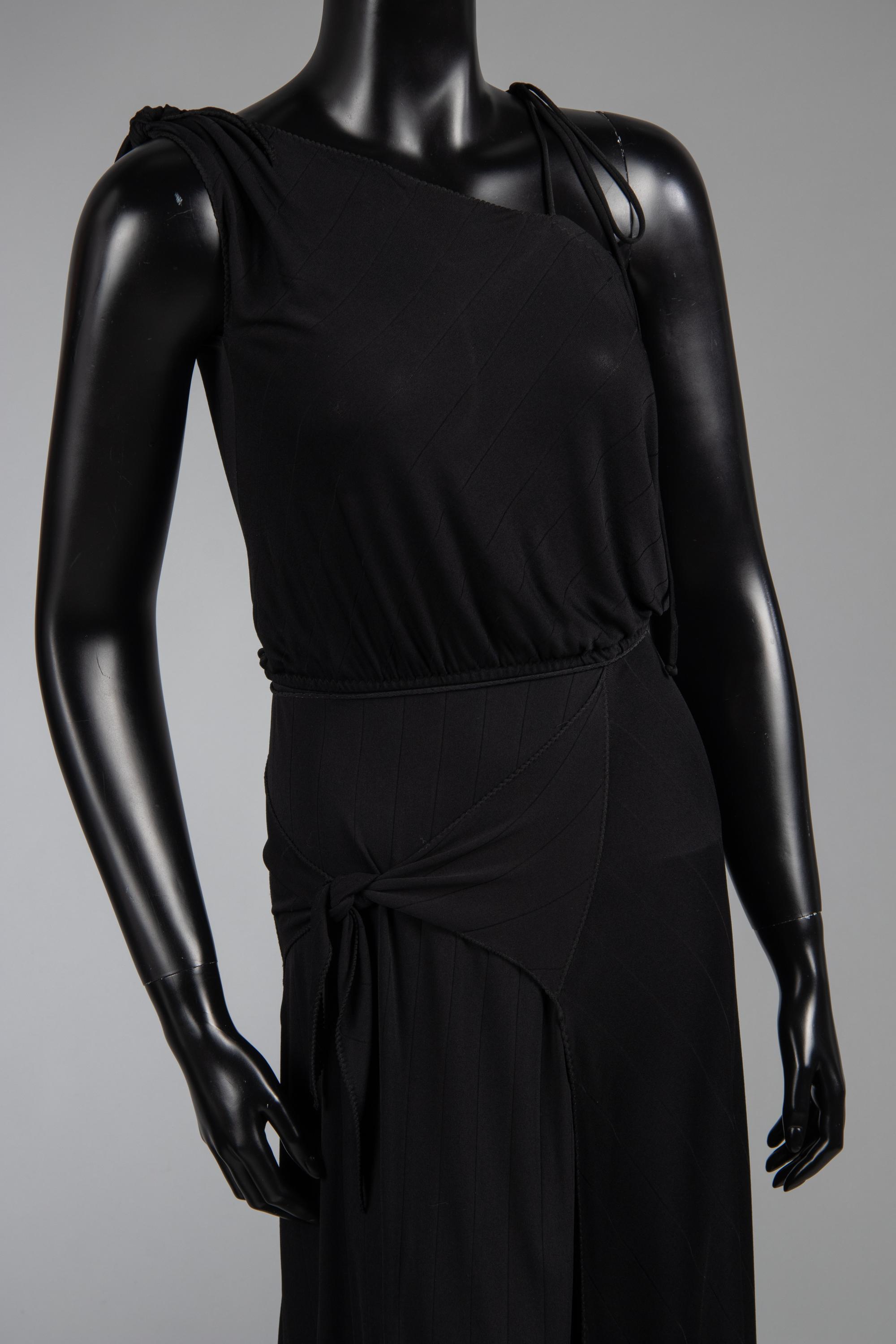 Three Stephen Burrows Pieces: Two Dresses and One Metal Mesh Top, 1970s
