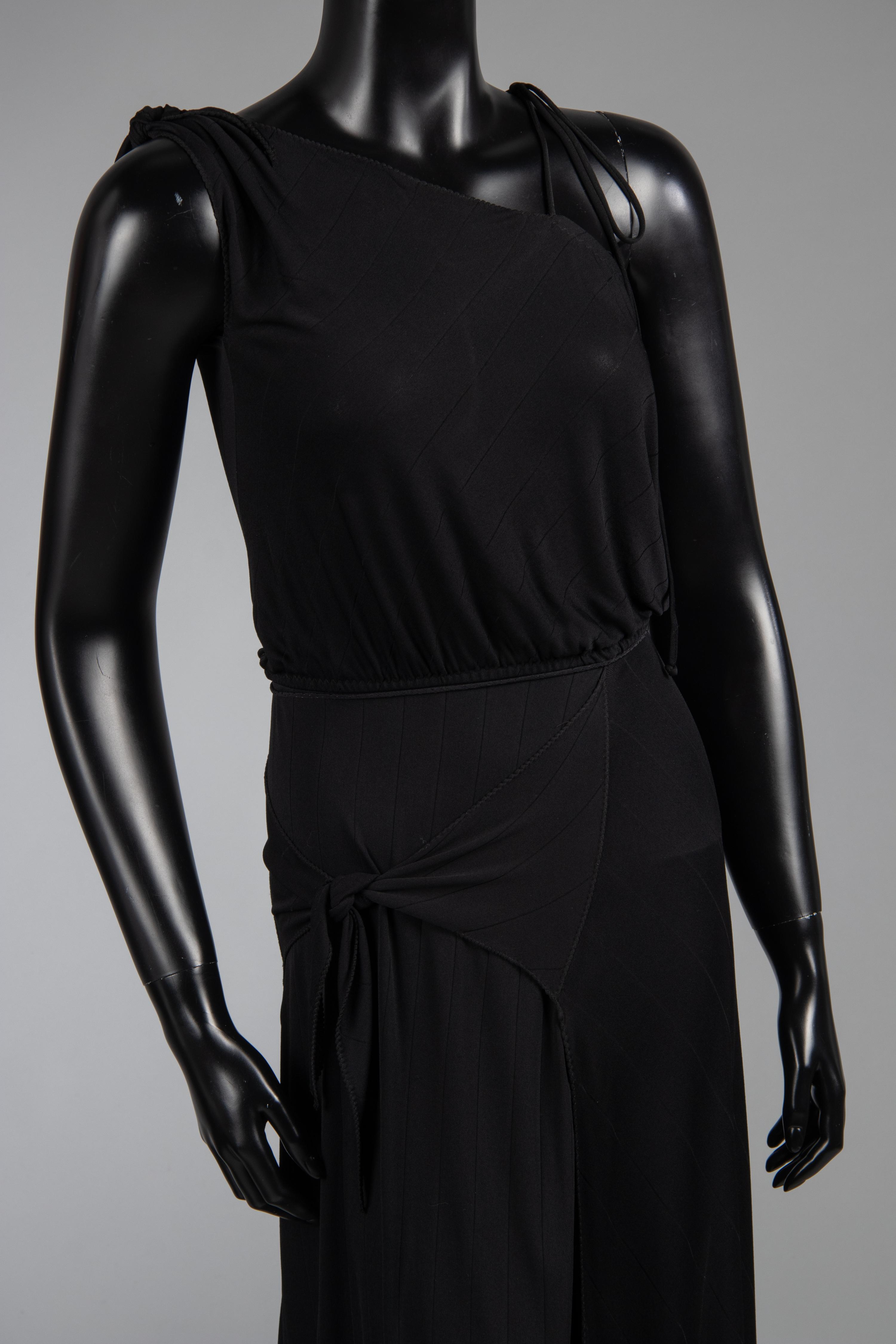 Three Stephen Burrows Pieces: Two Dresses and One Metal Mesh Top, 1970s