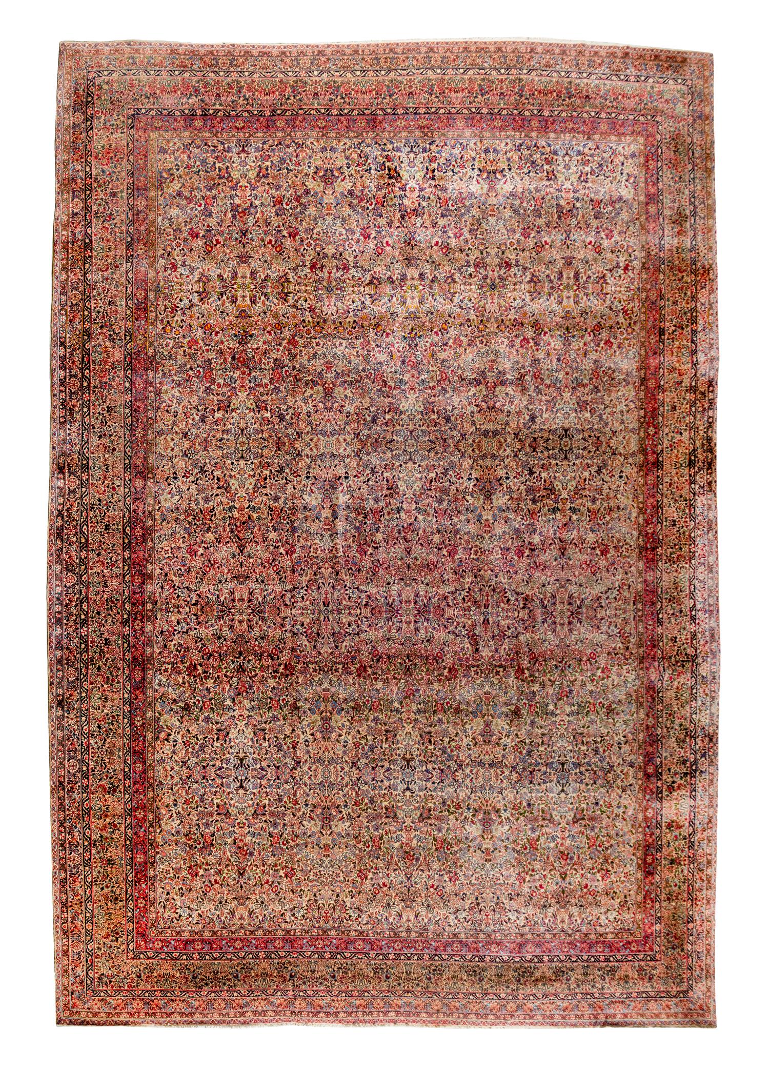 A Kashan Wool Rug