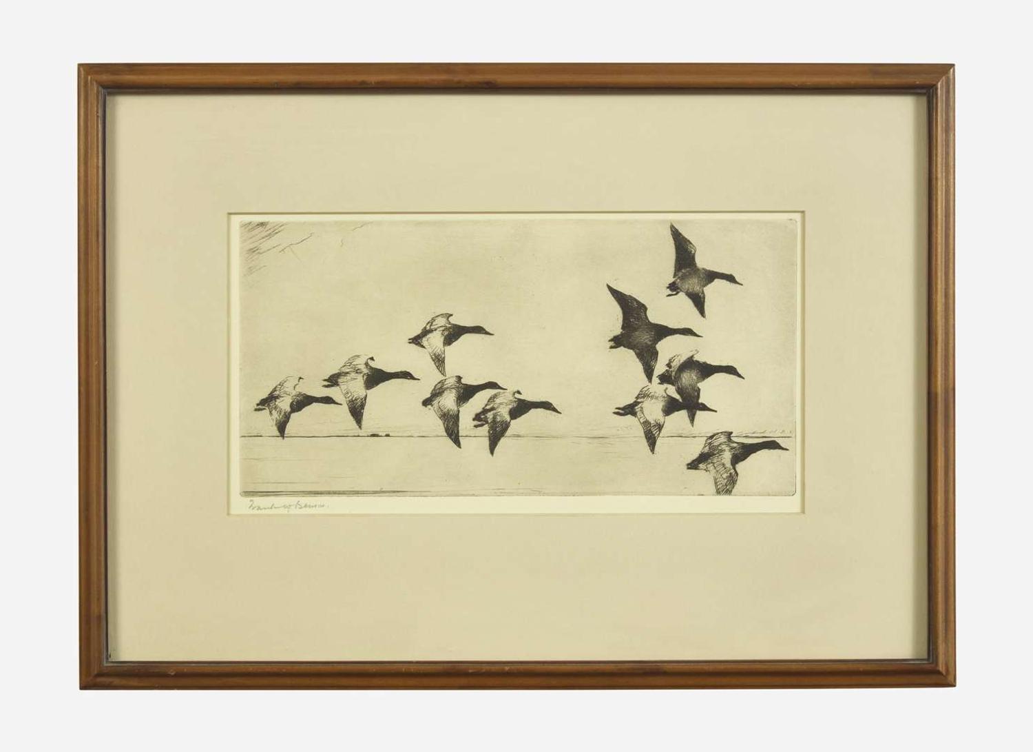 [Prints] Benson, Frank W.: Group of 4 Sporting Prints