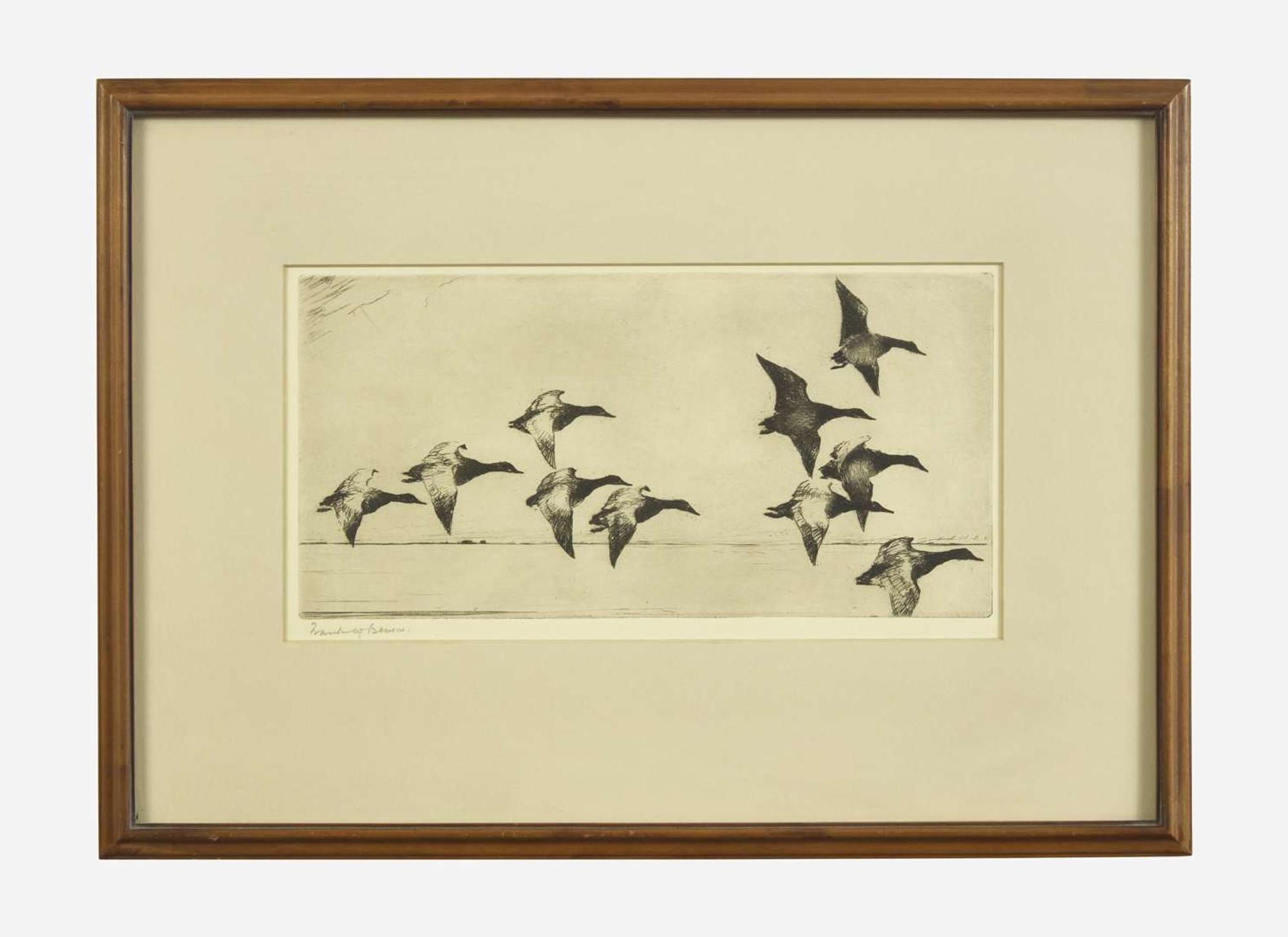 [Prints] Benson, Frank W.: Group of 4 Sporting Prints