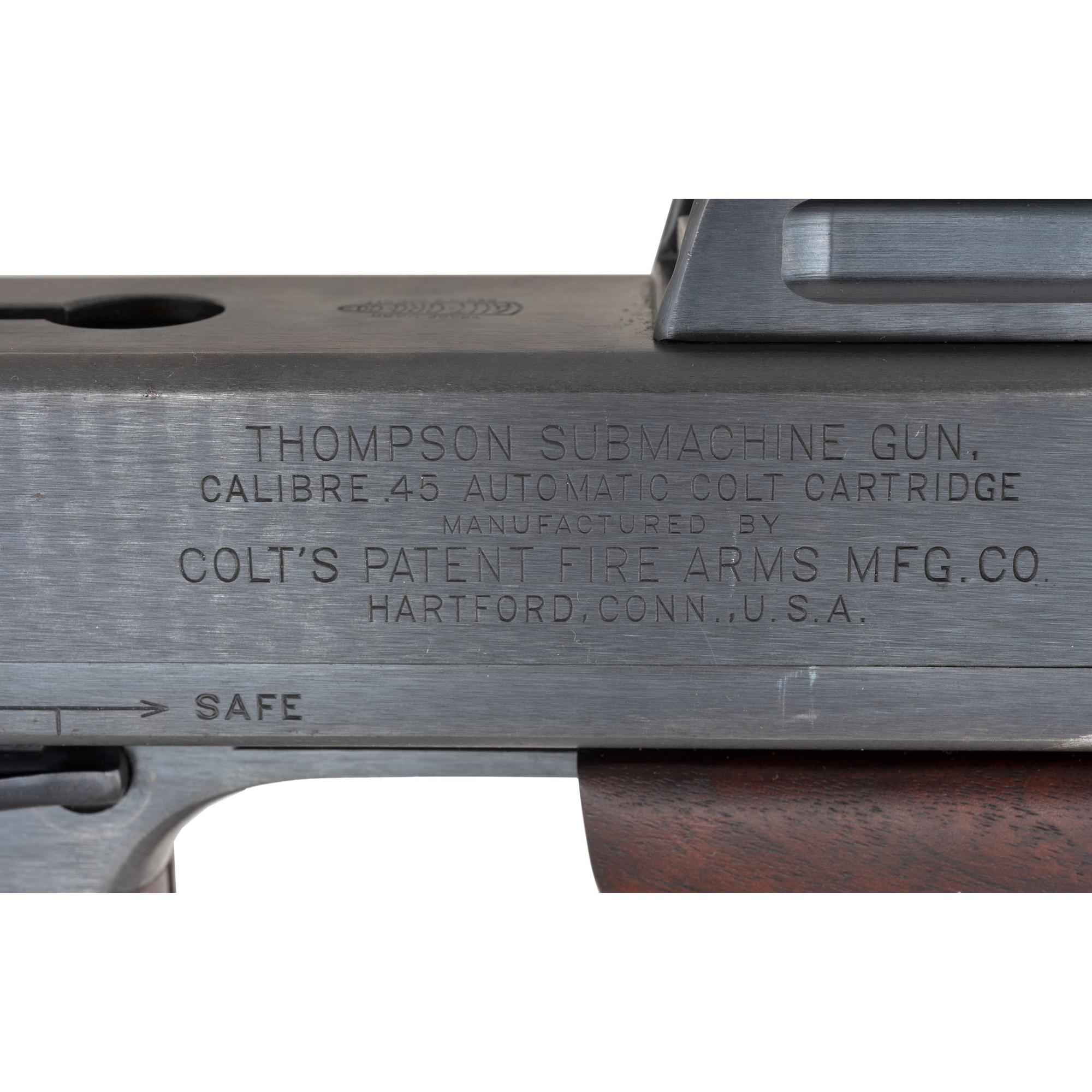 ***Excellent Fully Transferable Colt Model 1921 Thompson Submachine Gun NFA/Class III with Case and Accoutrements