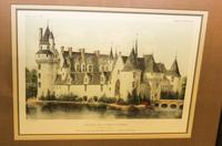 A French Print Height 21 1/4 x width 26 1/2 in frame.