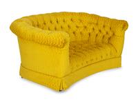 A Pair of Button Tufted Sofas