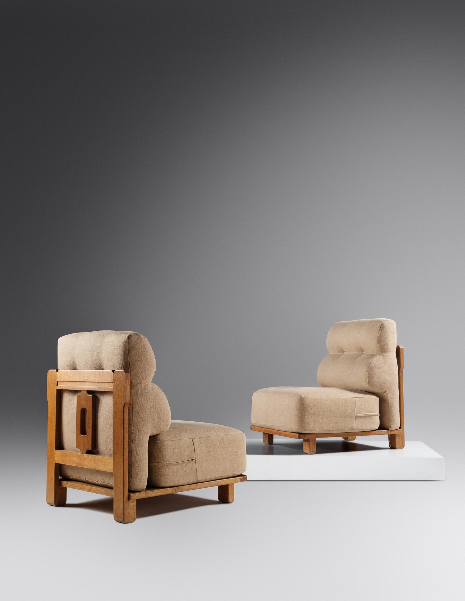 Pair of Lounge Chairs, c. 1950