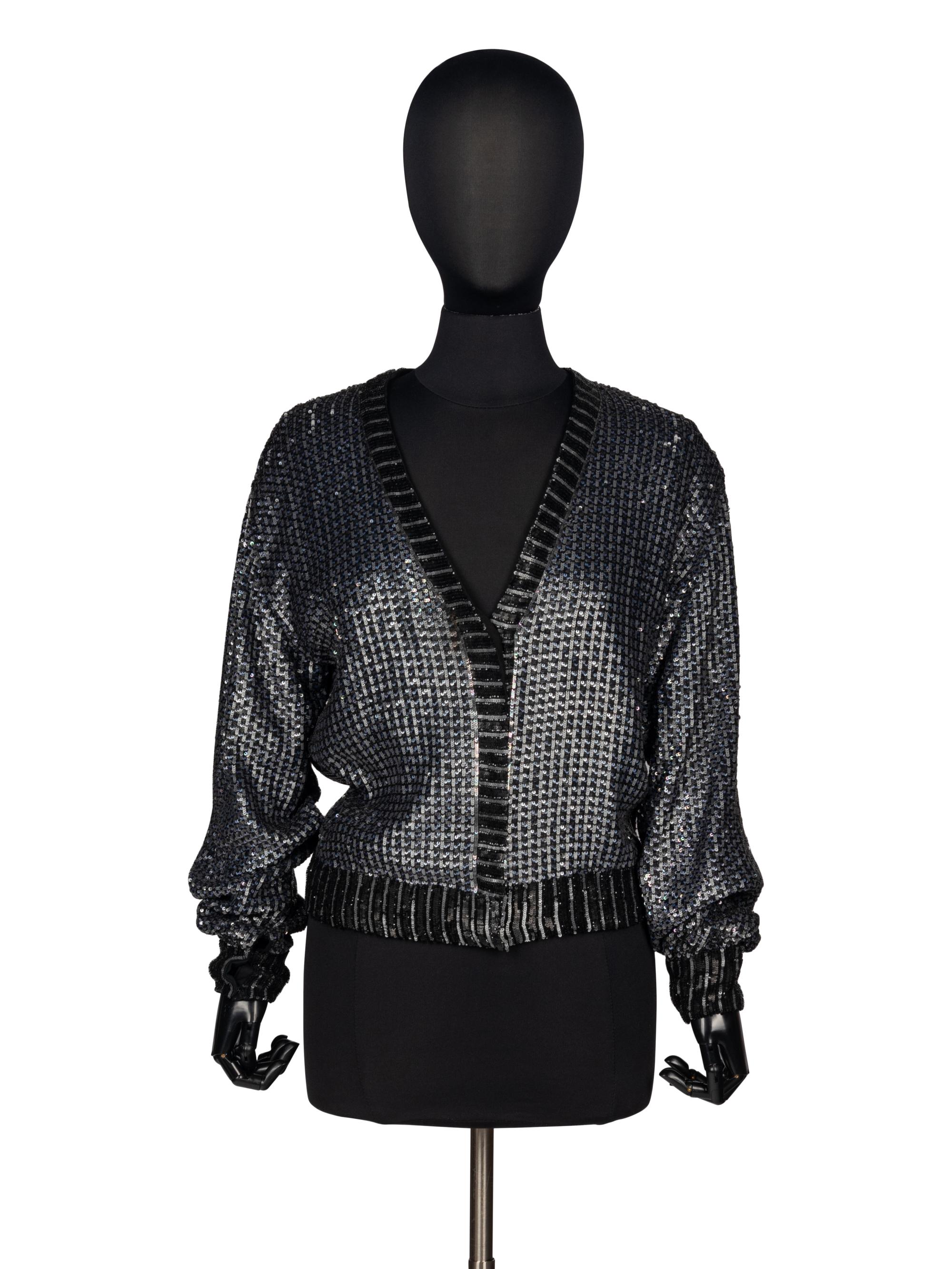 Karl Lagerfeld Sequined Cardigan