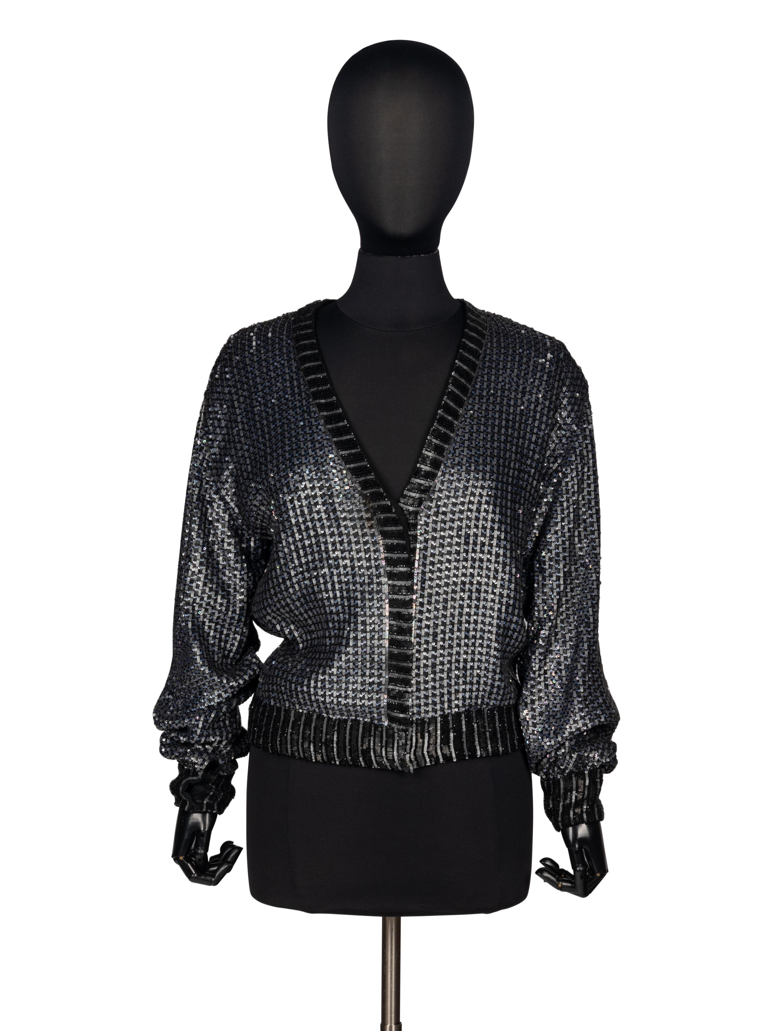 Karl Lagerfeld Sequined Cardigan