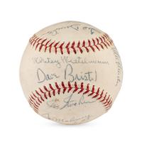 A 1966 Cincinnati Reds Team Signed Autograph Baseball