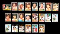 A Collection of 1960s and '70s Topps Hall of Fame and Notable Baseball Cards Including Mickey Mantle and Willie Mays
