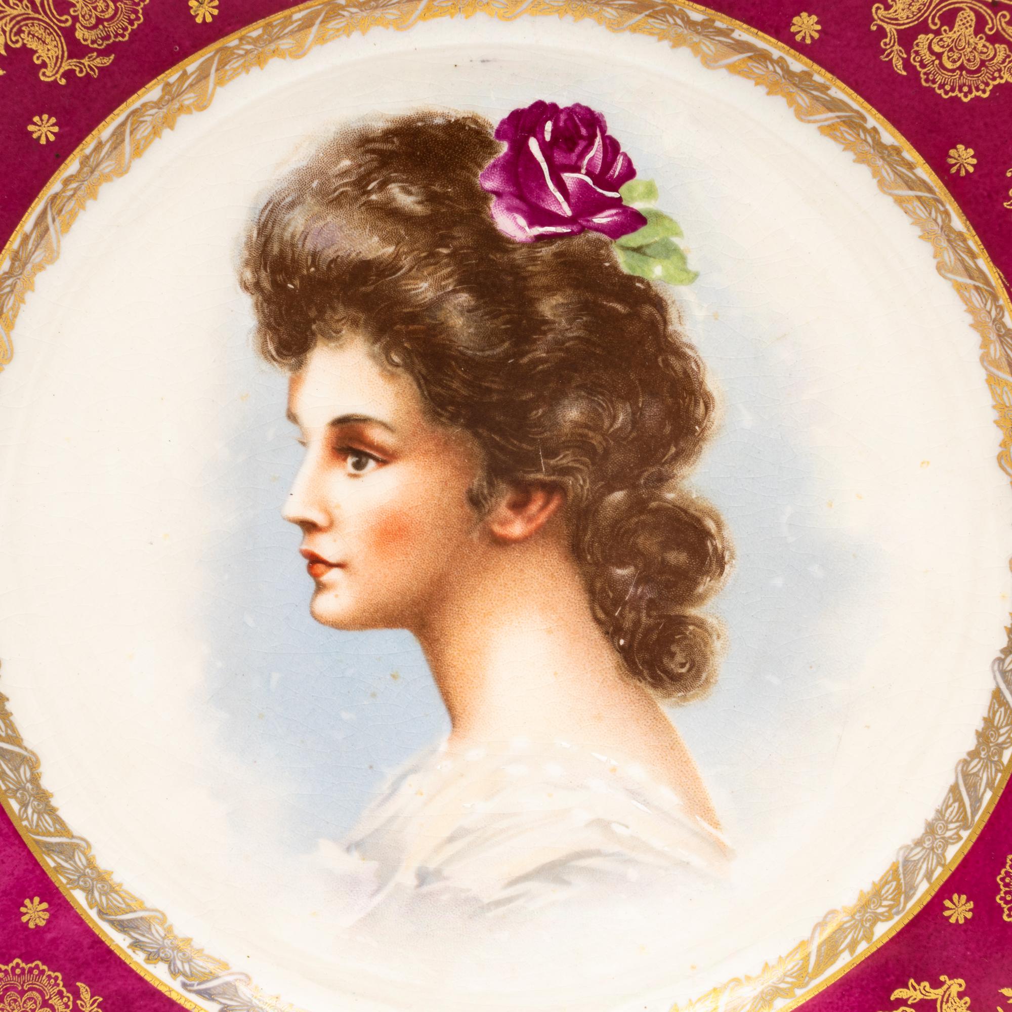 A Vienna Style Porcelain Plate