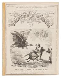 Vanity Fair. Vol. 4, No. 84. New York: Vanity Fair, 3 August 1861.