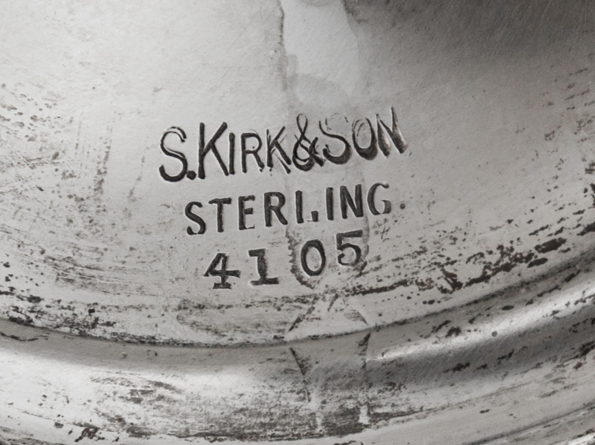 A Set of Twelve American Silver Goblets, S. Kirk and Sons, Baltimore, MD, each having an everted rim, raised on a circular foot.