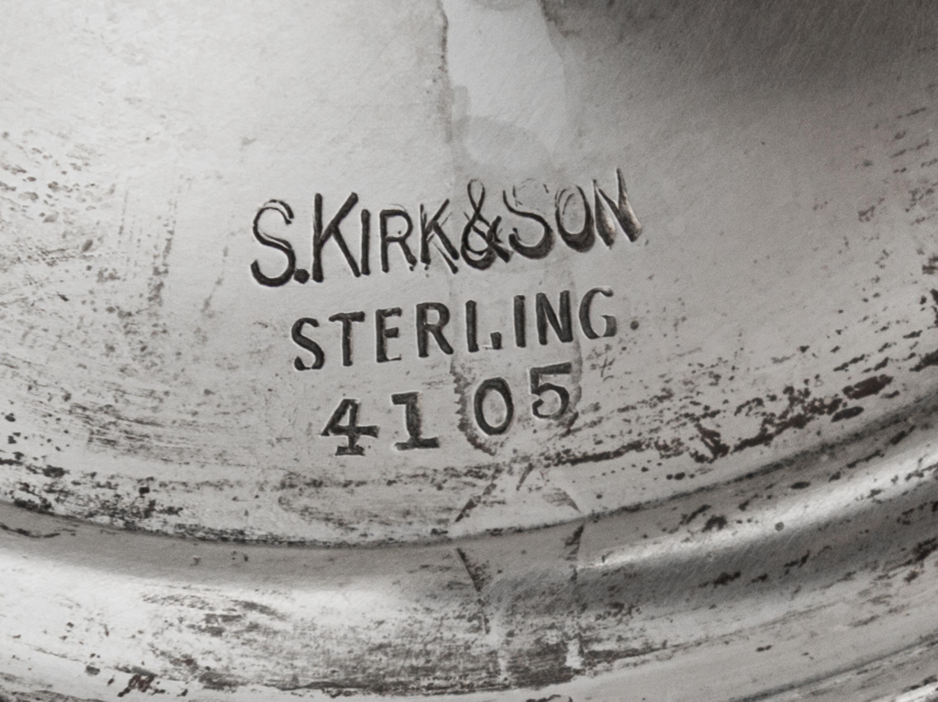 A Set of Twelve American Silver Goblets, S. Kirk and Sons, Baltimore, MD, each having an everted rim, raised on a circular foot.
