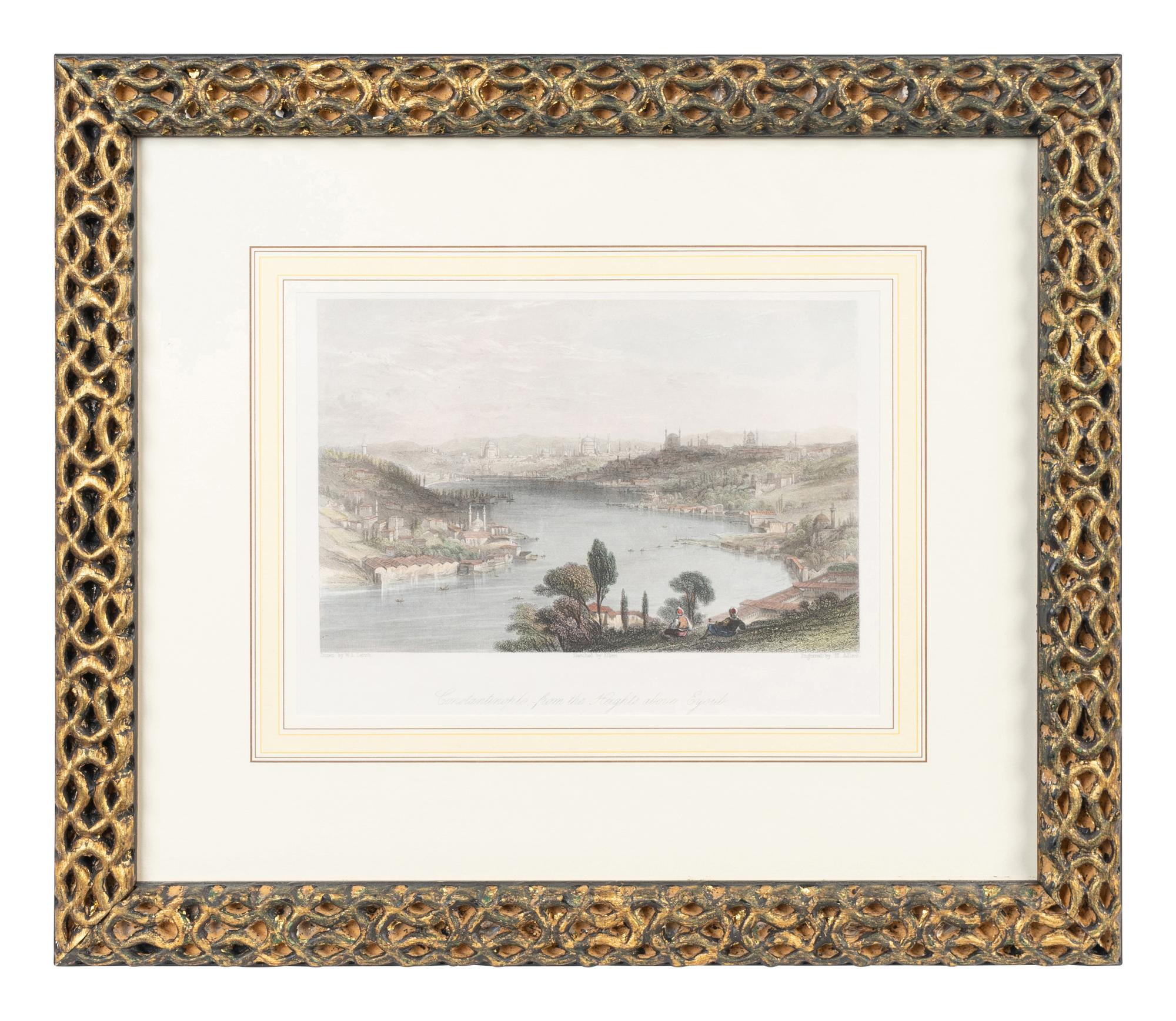 A Group of Six Steel Engravings of Turkey After Thomas Allom and Rouargue