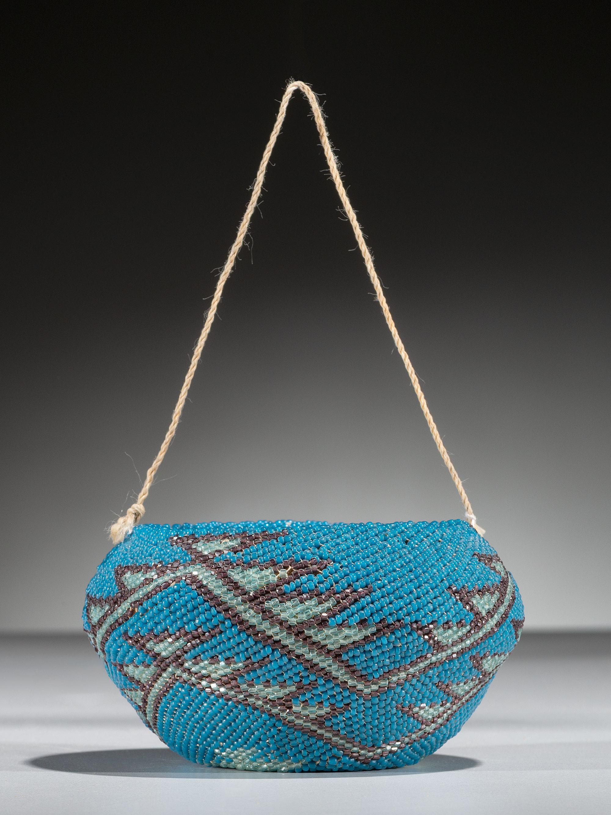 Paiute Beaded Basket
