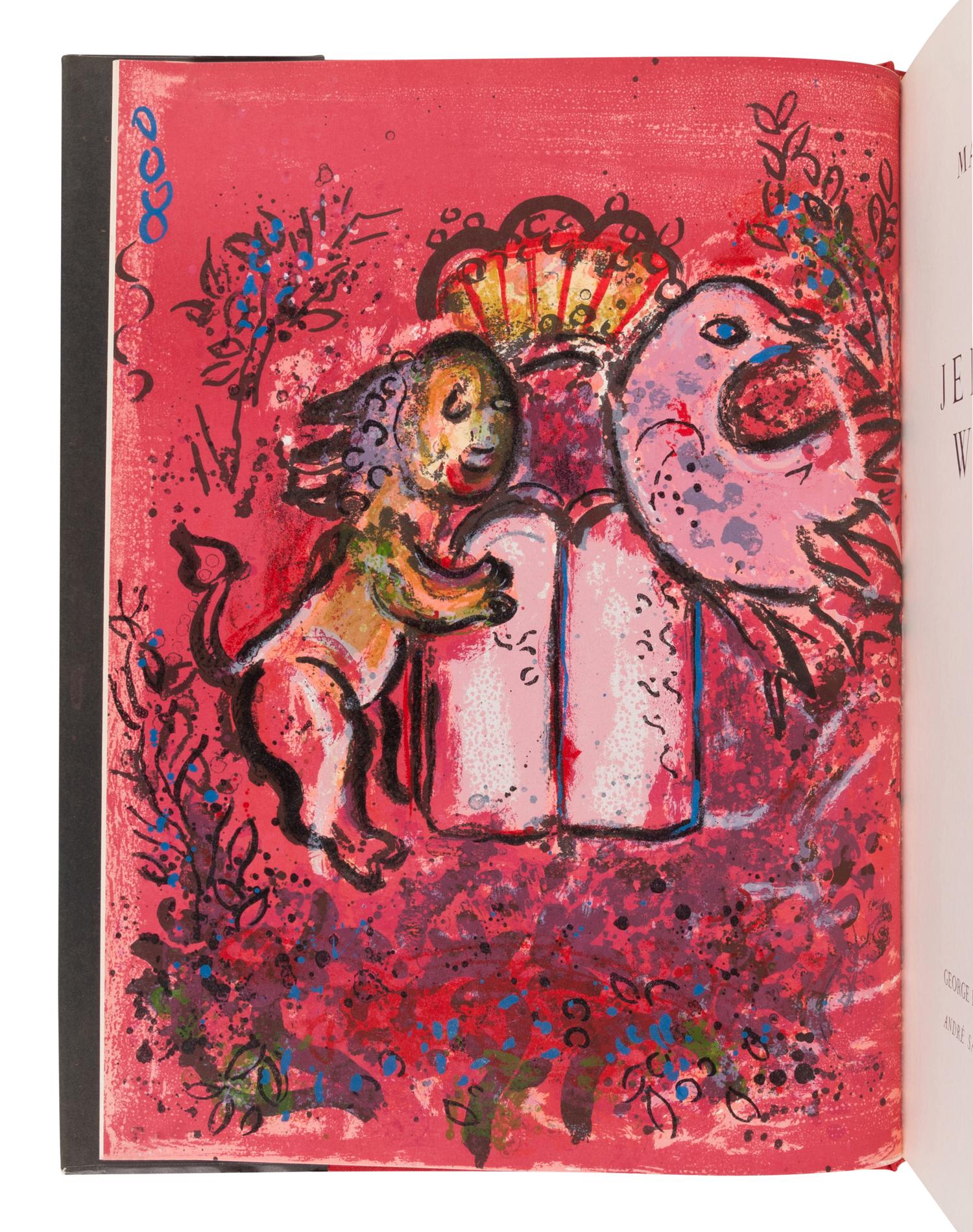 CHAGALL, Marc (1887-1985). The Jerusalem Windows. New York: George Braziller, 1962.