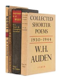 AUDEN, Wystan Hugh (1907-1973). A group of 4 FIRST EDITIONS, comprising: