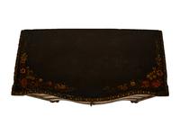 A Continental Louis XVI Style Floral Painted Commode