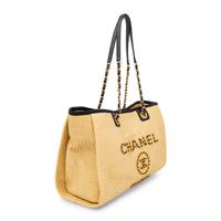Chanel, Woven Raffia Tote