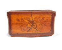 A miniature Louis XVI mixed woods marquetry commode, late 18th century