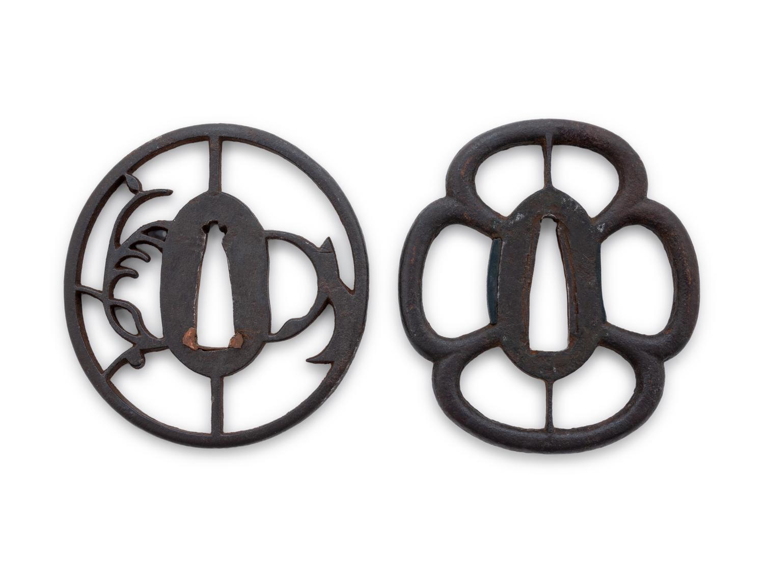 Ten Cast Iron Tsubas