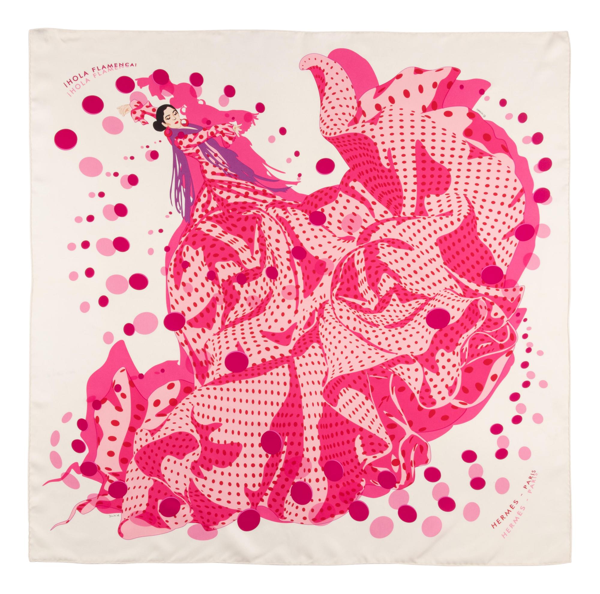 Two Hermès 90cm Silk Scarf