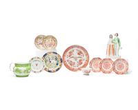 A Group of English Ceramic Tablewares