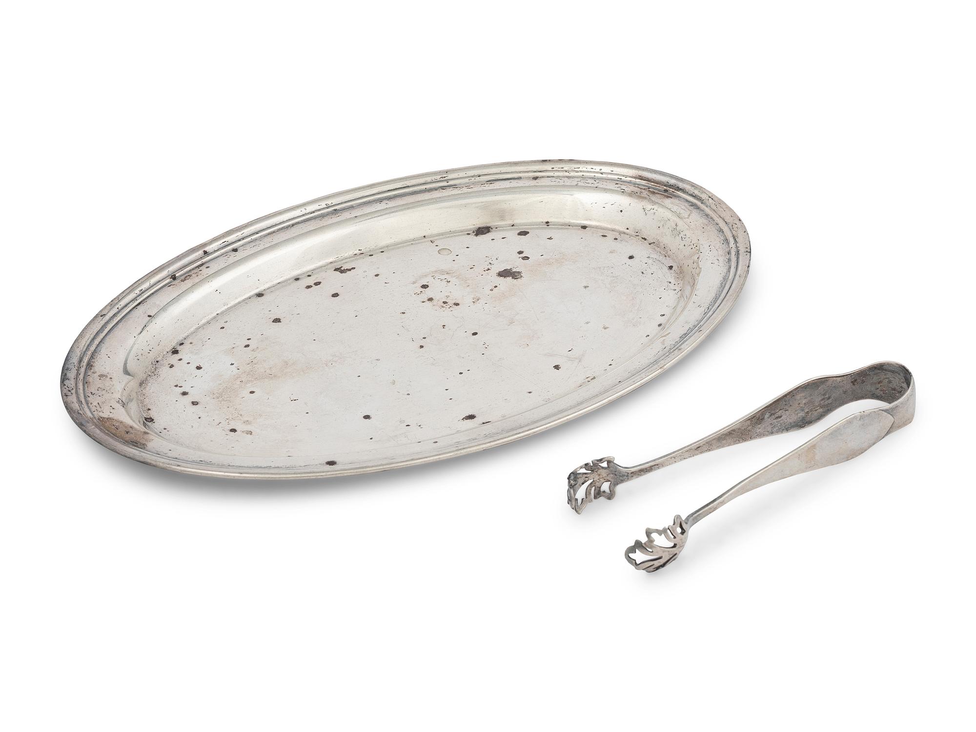 An American Arts & Crafts Silver Creamer and Sugar