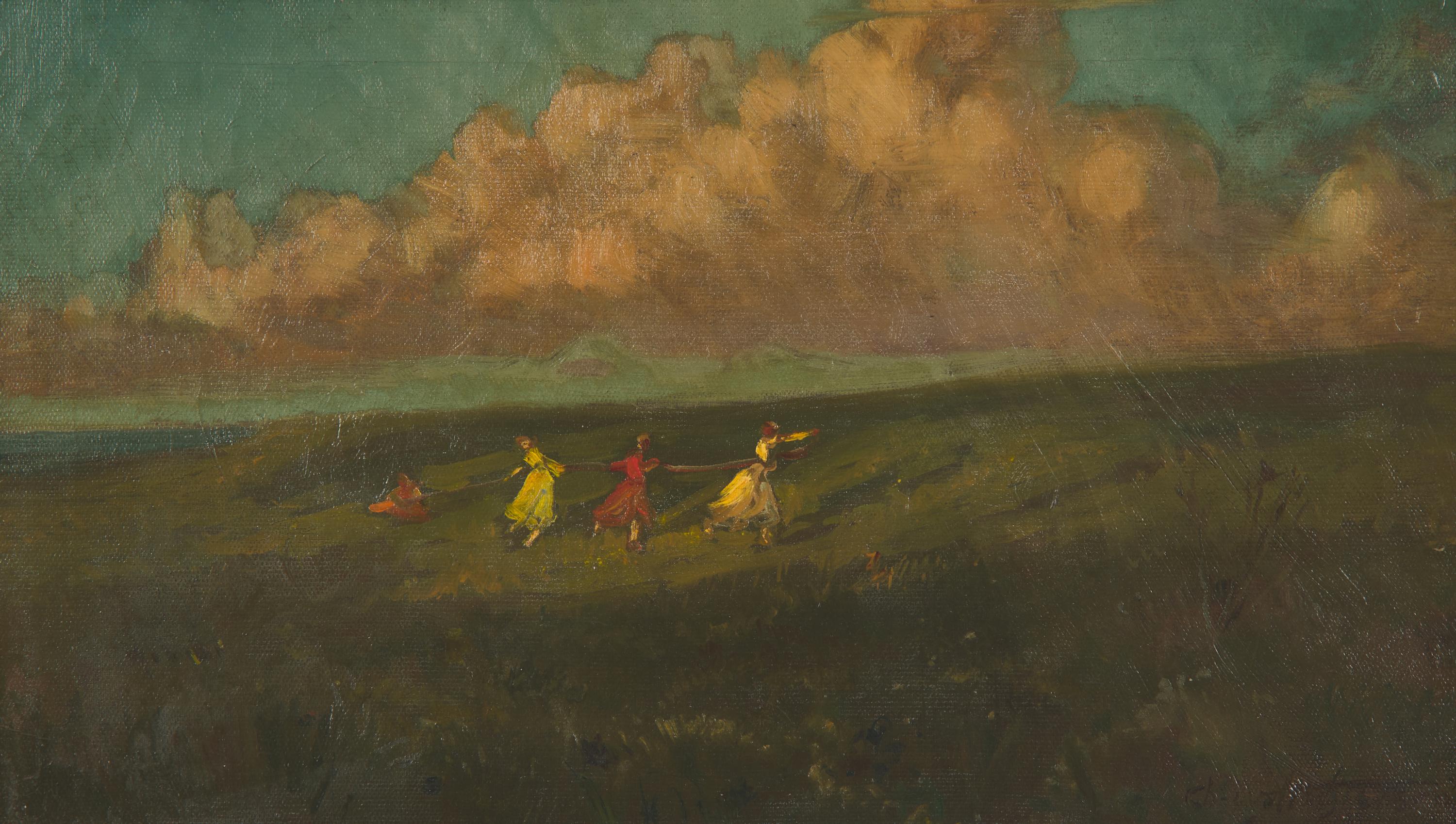 Charles Walter Stetson (American, 1858–1911) — Snapping the Whip , 1899