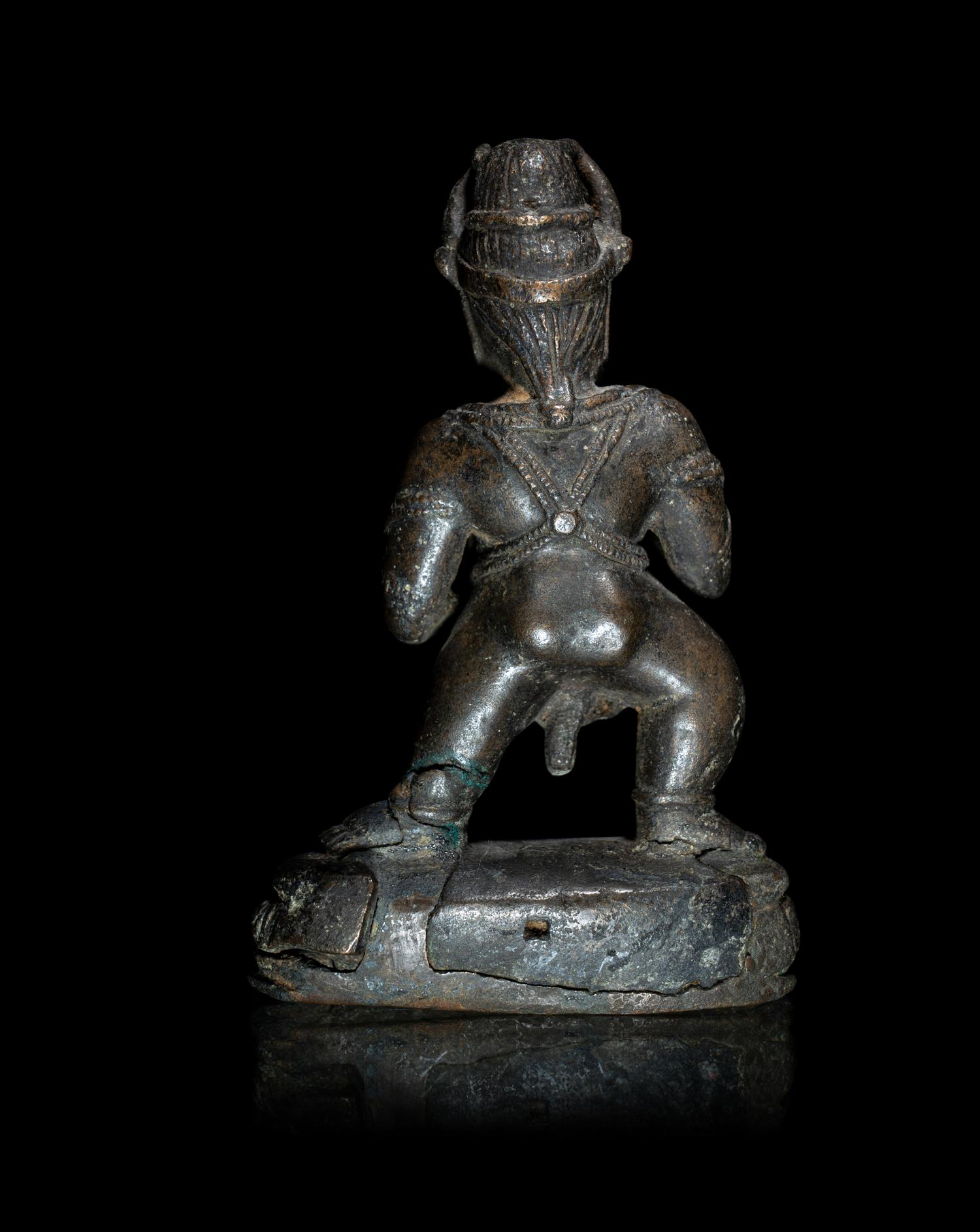 A Small Nepalese Bronze Figure of Yamantaka