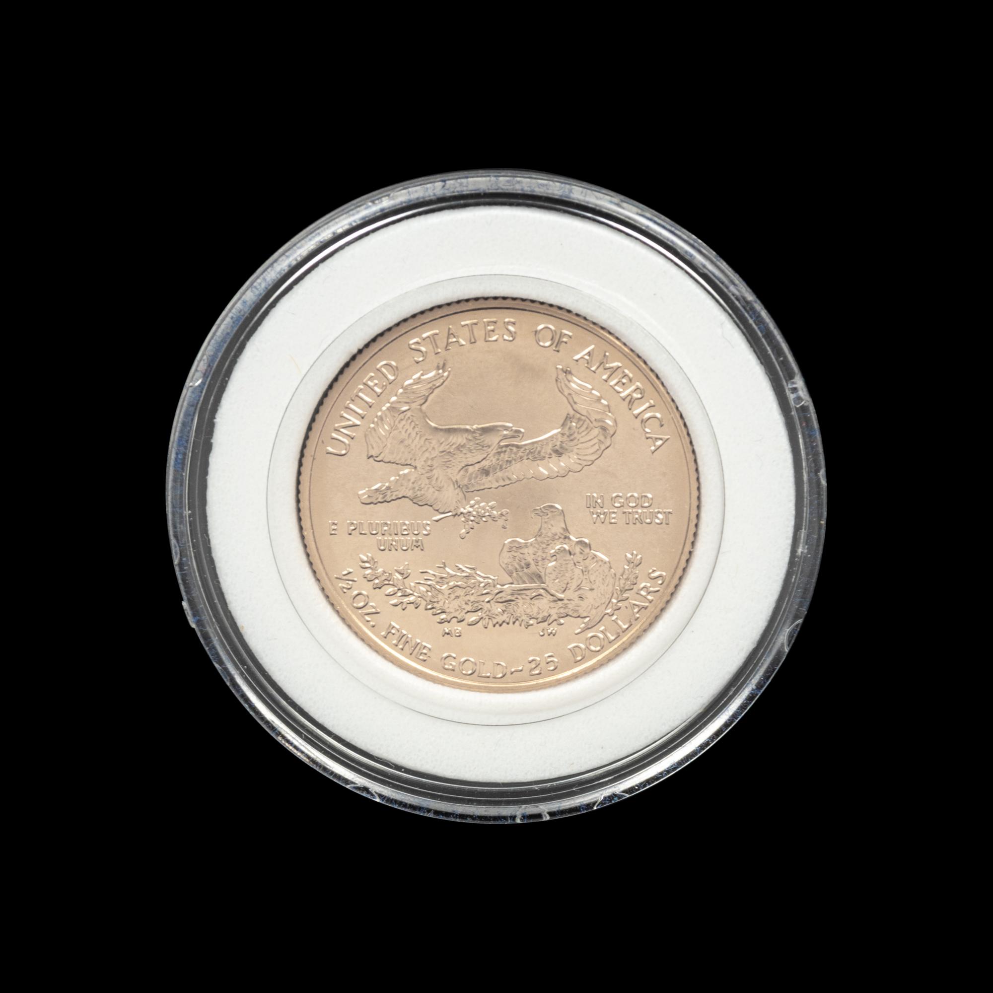 A 1998 Gold Eagle 1/2 oz. Gold Coin