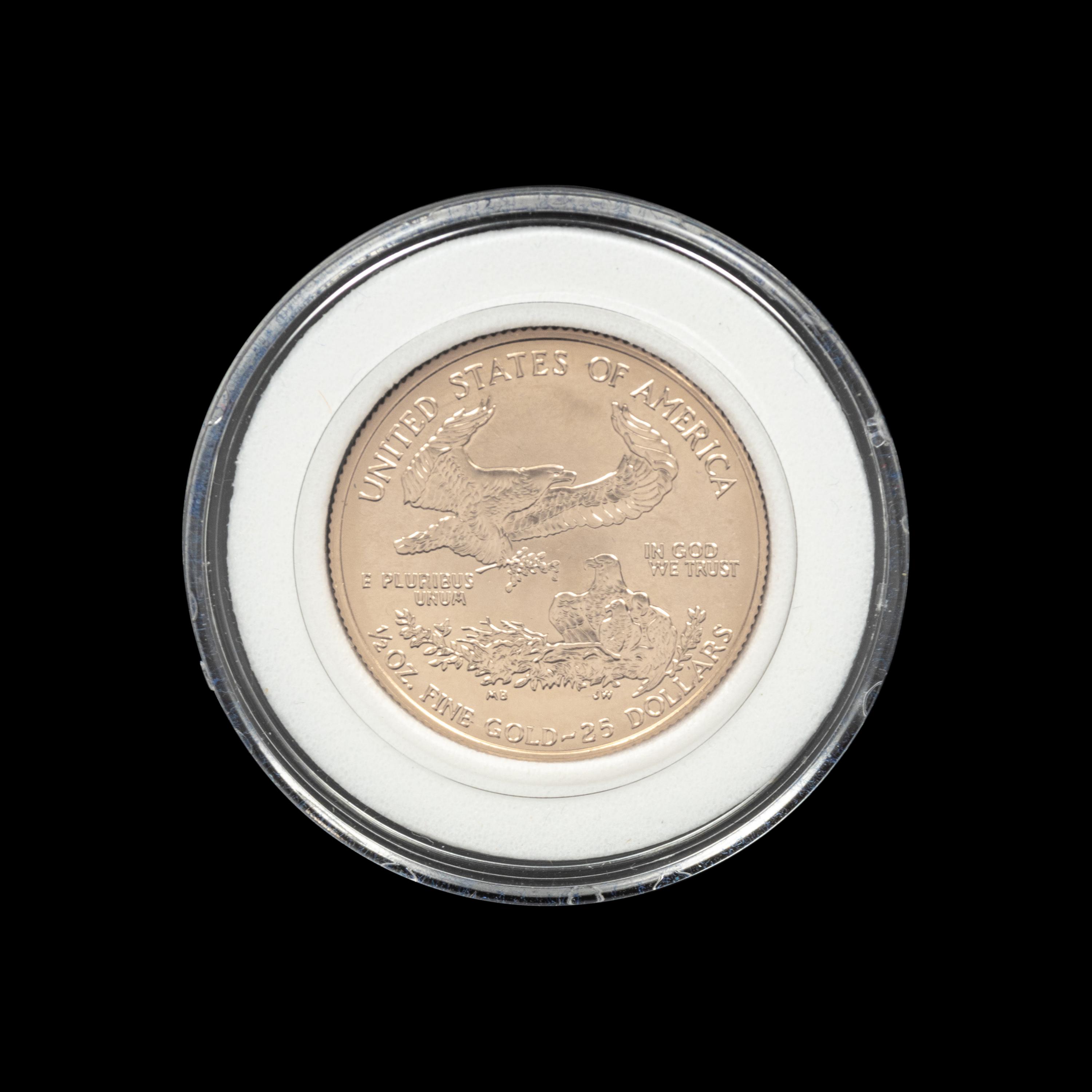 A 1998 Gold Eagle 1/2 oz. Gold Coin