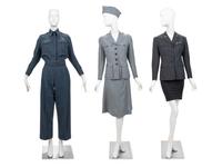 Three WWII Women's Uniforms, American Red Cross, 1938-1945