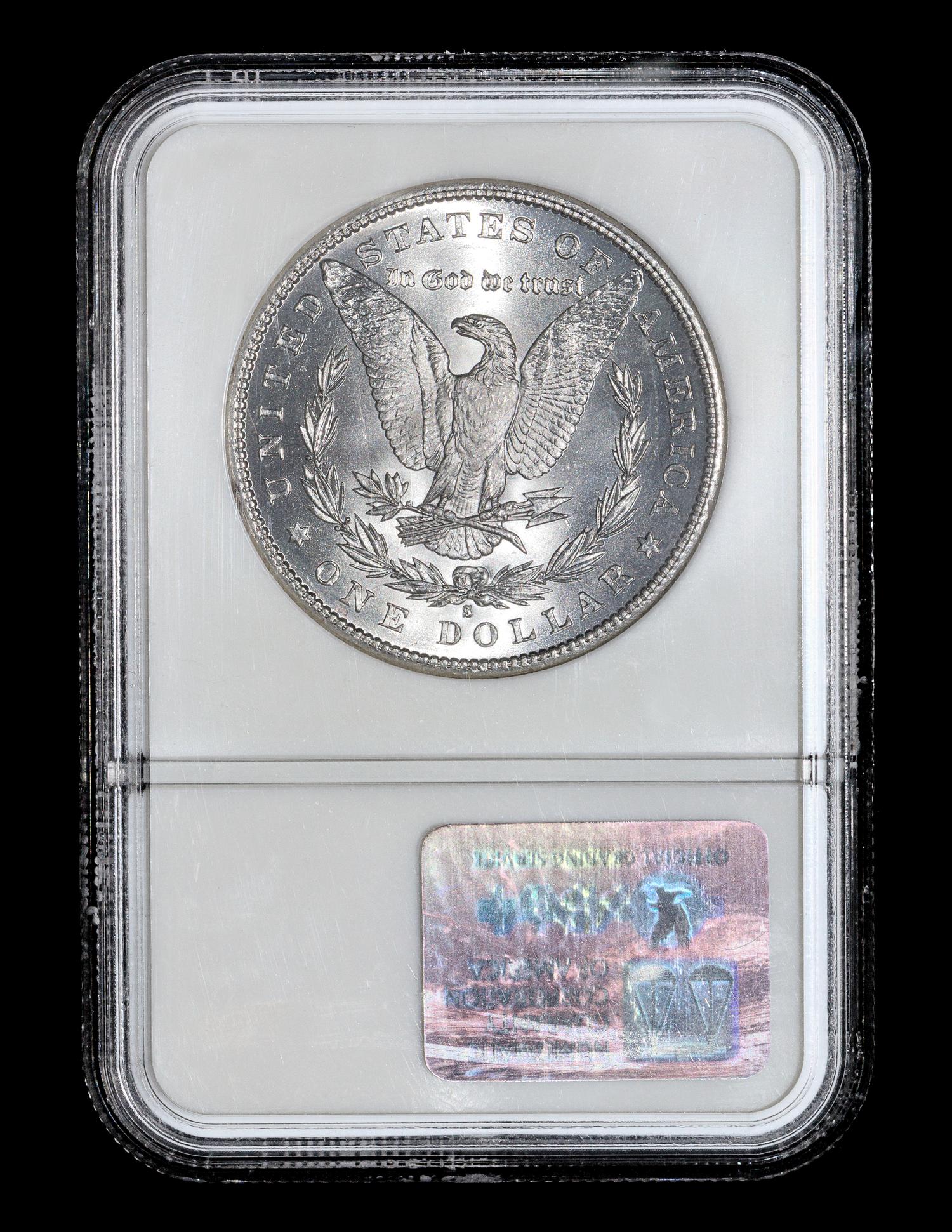 A United States 1881-S Morgan Silver $1 Coin — NGC graded MS66