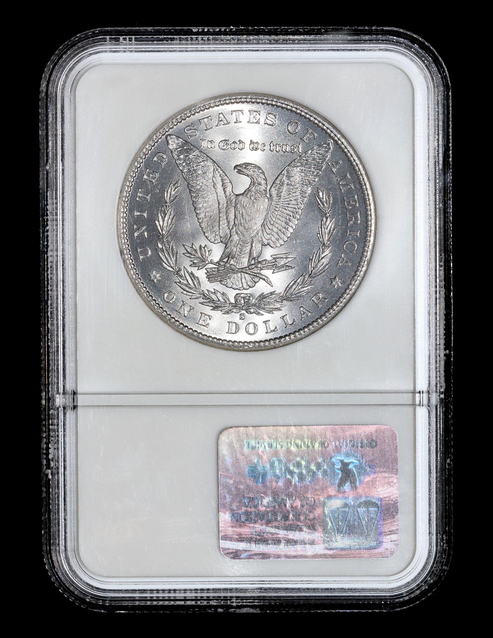 A United States 1881-S Morgan Silver $1 Coin — NGC graded MS66