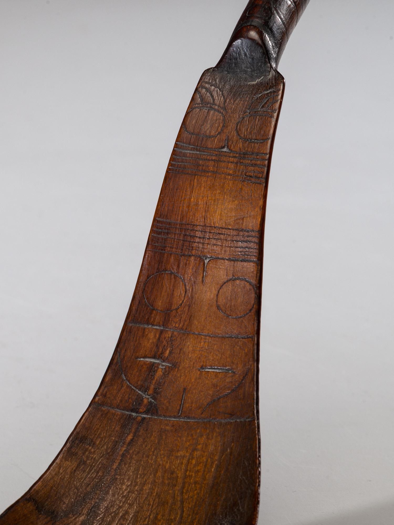 Northwest Coast Carved Wood Spoons