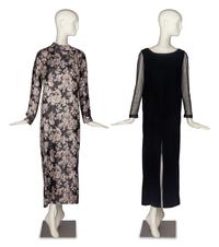 Two Geoffrey Beene Gowns