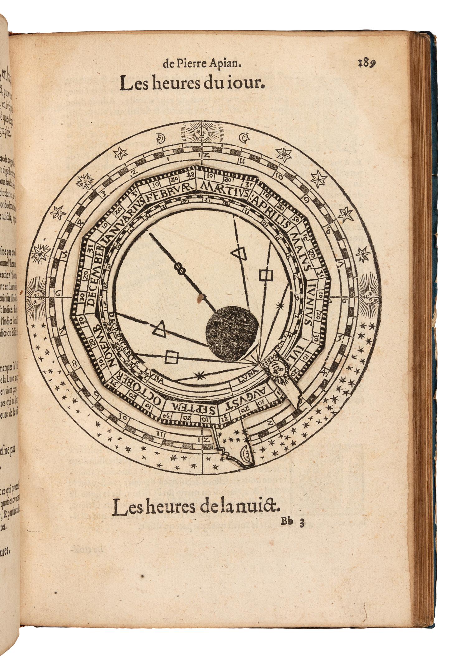 APIANUS, Petrus (1495-1522). Cosmographie, ou description des quatre parties du Monde... Corrigee & augmentee par Gemma Frison. Antwerp: Jean Bellere, 1581.