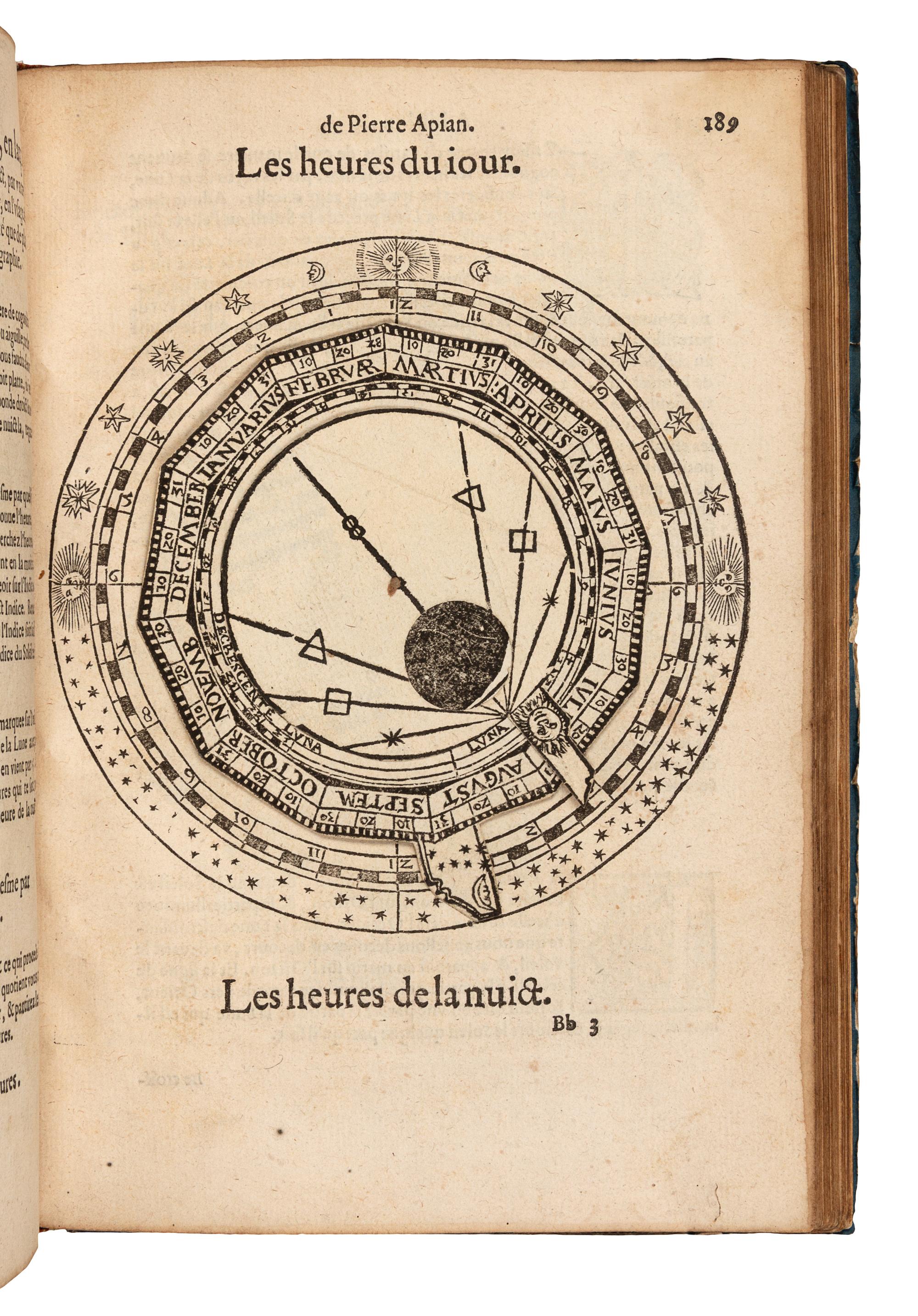 APIANUS, Petrus (1495-1522). Cosmographie, ou description des quatre parties du Monde... Corrigee & augmentee par Gemma Frison. Antwerp: Jean Bellere, 1581.