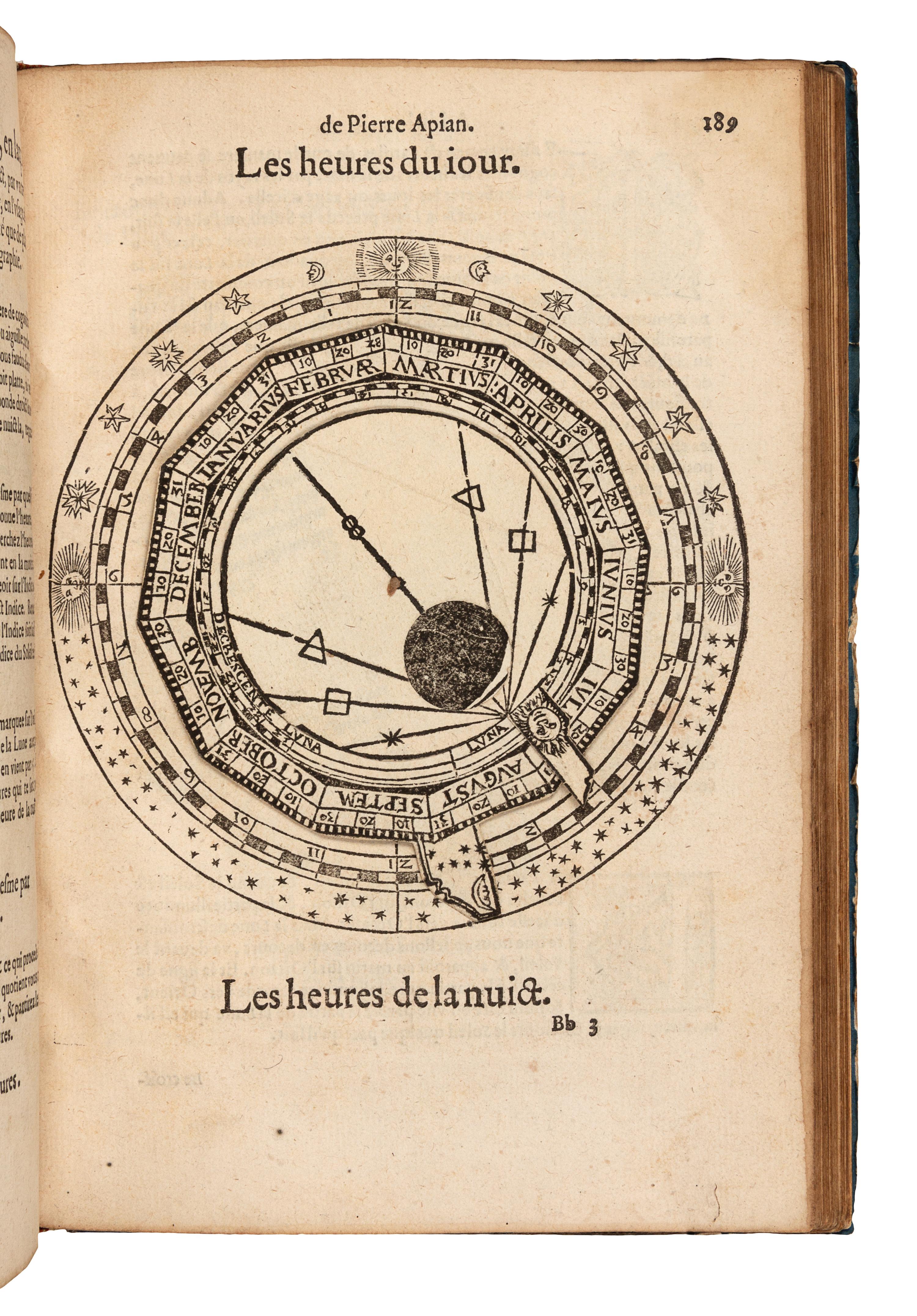 APIANUS, Petrus (1495-1522). Cosmographie, ou description des quatre parties du Monde... Corrigee & augmentee par Gemma Frison. Antwerp: Jean Bellere, 1581.