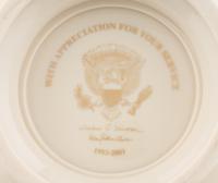 A Lenox Porcelain Millennium Pattern Presentation Bowl from the Clinton Administration