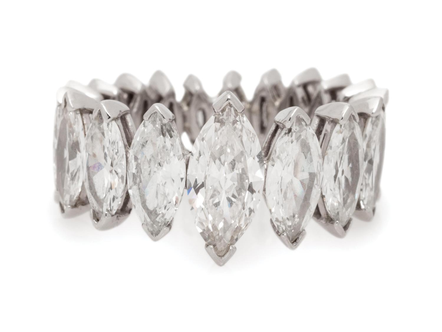 Platinum and Diamond Eternity Band