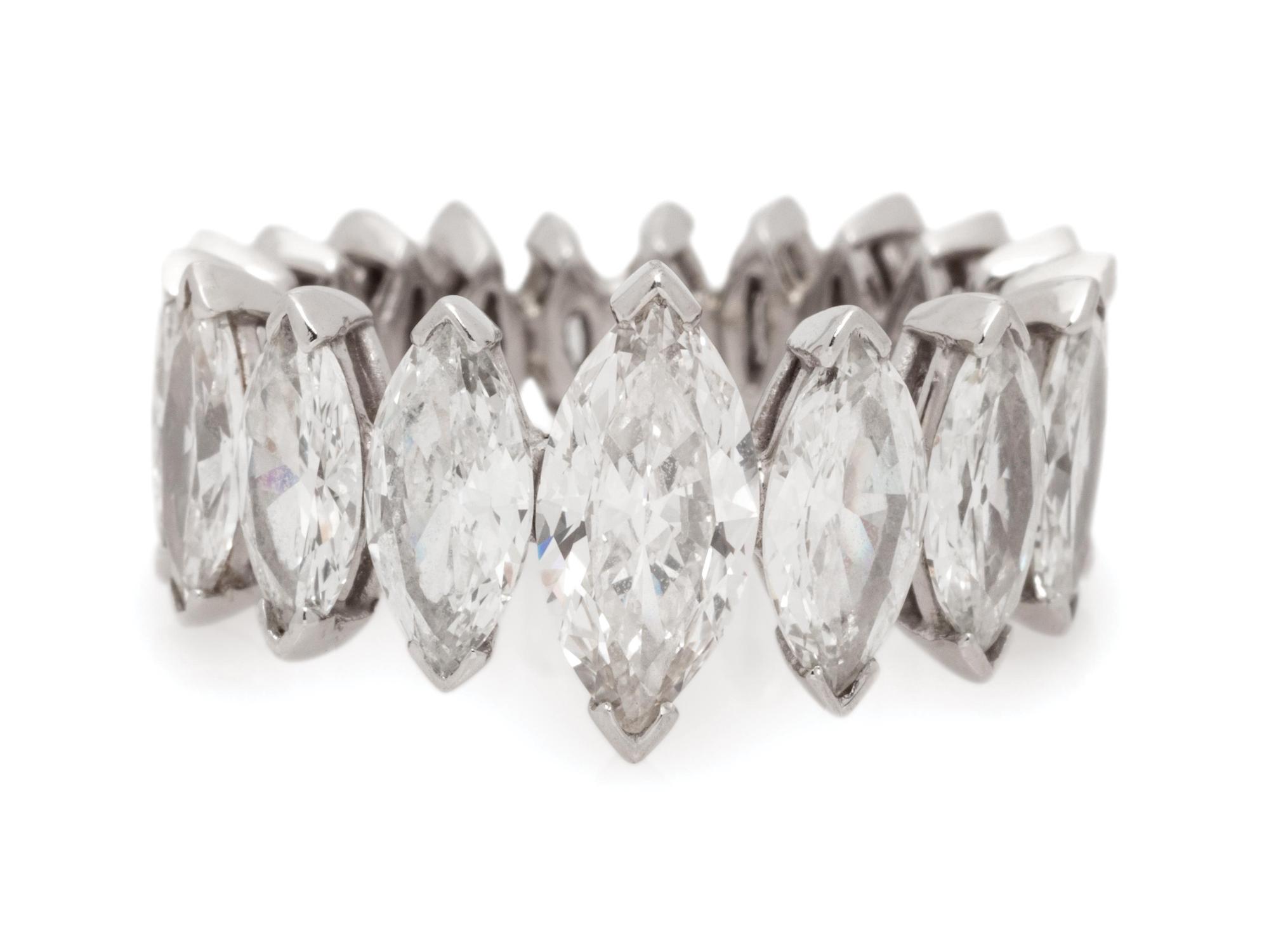Platinum and Diamond Eternity Band