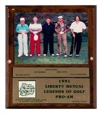 A Group of Eight Decorative Pieces Depicting Golfers and Courses Formerly Displayed at Mike Ditka’s Restaurant