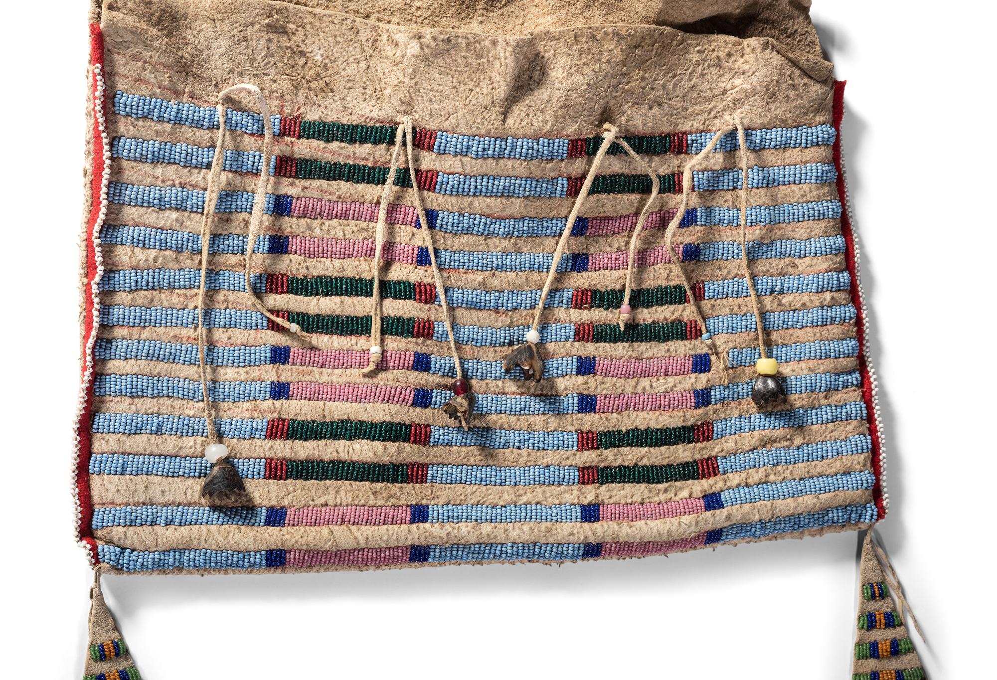 Apsáalooke [Crow] Beaded Hide Work Bag