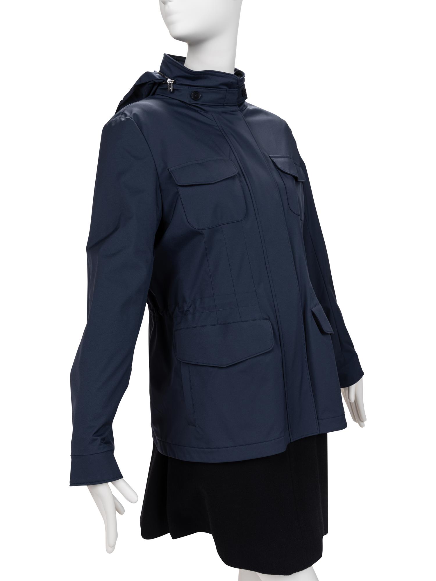 Loro Piana Blue Raincoat