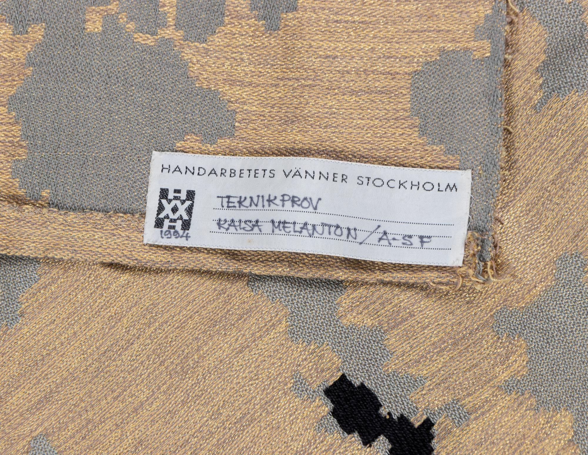 Prototype Wall Textile, 1994 Handarbetes Vänner, Sweden
