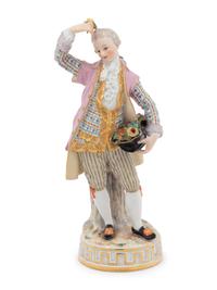 A Meissen Porcelain Figure of a Gentleman